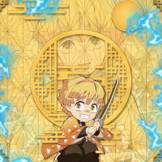 Zenitsu Agatsuma iPhone wallpaper