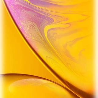 Yellow iPhone XR wallpaper