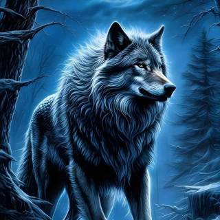 Wolf iPhone 12 wallpaper