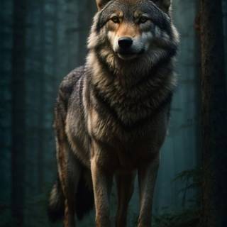 Wolf iPhone 12 wallpaper