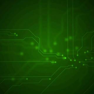 Green futuristic wallpaper