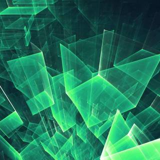 Green futuristic wallpaper