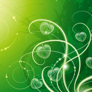 Green futuristic wallpaper