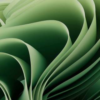 Green futuristic wallpaper