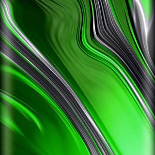Green futuristic wallpaper