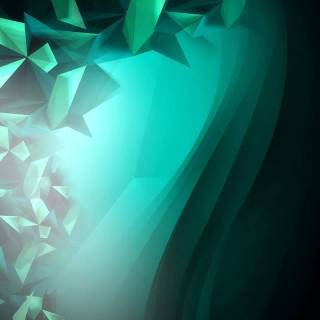 Green futuristic wallpaper