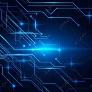 Blue futuristic wallpaper