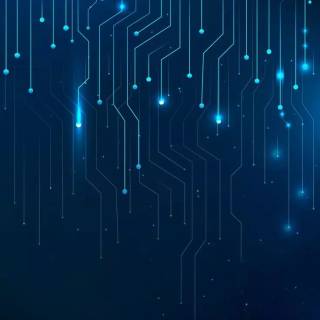 Blue futuristic wallpaper