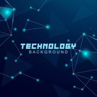 Blue futuristic wallpaper