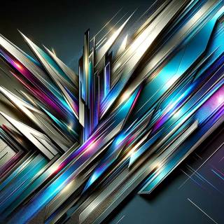 Blue futuristic wallpaper