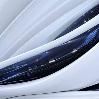 White futuristic wallpaper