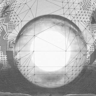 White futuristic wallpaper