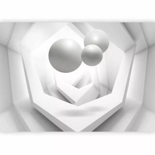 White futuristic wallpaper