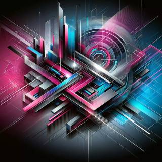 Futuristic abstract wallpaper