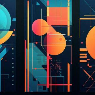 Geometry technology wallpaper