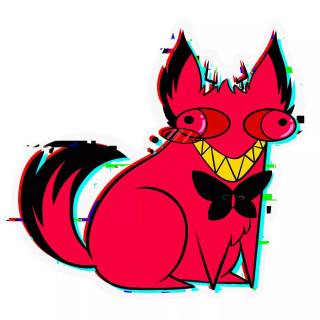 Alastor cat wallpaper