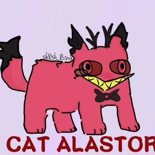 Alastor cat wallpaper