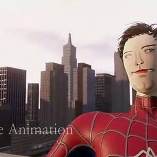 Spider-Mman stopping train wallpaper