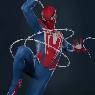 Spider-Mman stopping train wallpaper