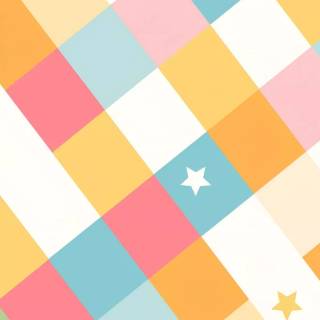 Preppy checkered wallpaper