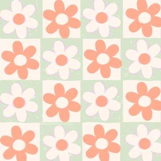 Preppy checkered wallpaper