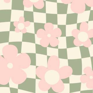 Preppy checkered wallpaper