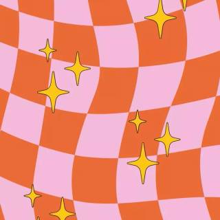 Preppy checkered wallpaper