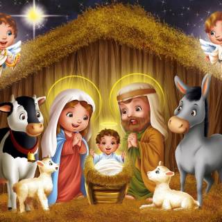 Nativity of Jesus wallpaper