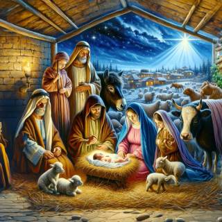 Nativity of Jesus wallpaper