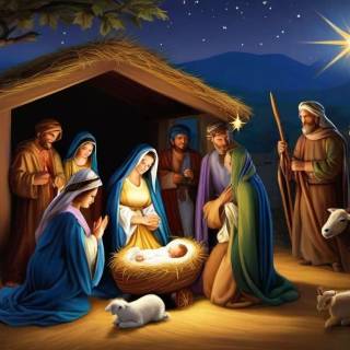 Nativity of Jesus wallpaper