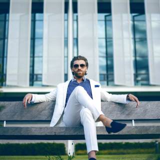 Man in a suit wallpaper
