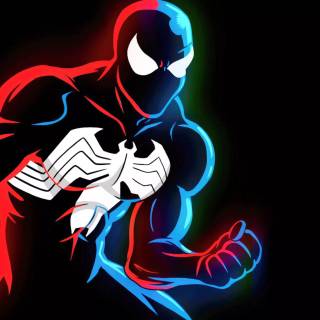 Black Spider-Man PC wallpaper