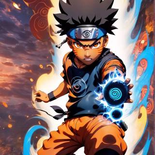 Black skin anime boy wallpaper