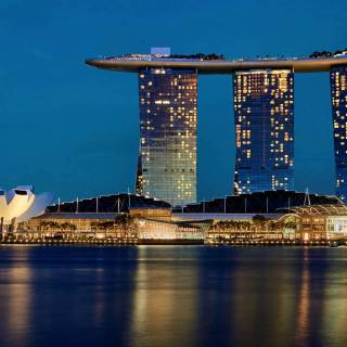 Singapore skyline wallpaper