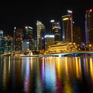 Singapore skyline wallpaper