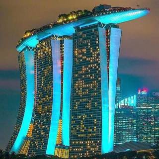 Singapore skyline wallpaper