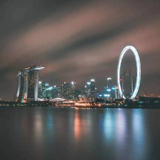 Singapore skyline wallpaper