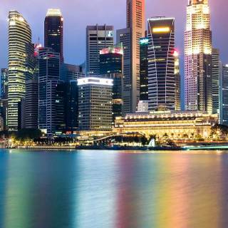 Singapore skyline wallpaper