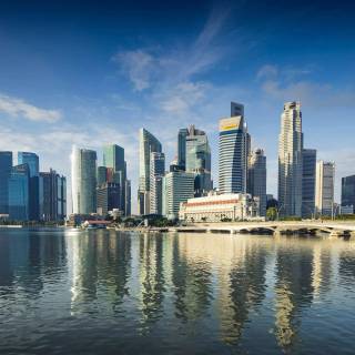 Singapore skyline wallpaper