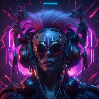 Hard techno wallpaper