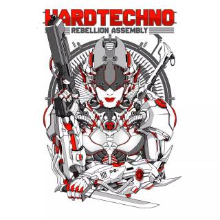 Hard techno wallpaper