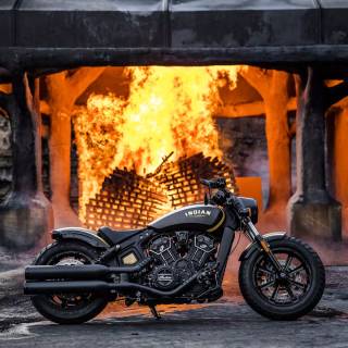 Bobber motorcycle wallpaper