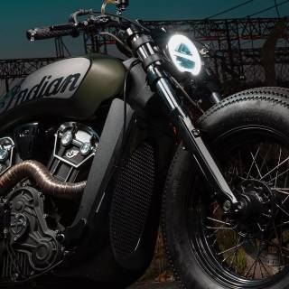 Bobber motorcycle wallpaper