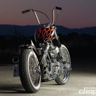 Bobber motorcycle wallpaper