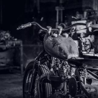 Bobber motorcycle wallpaper