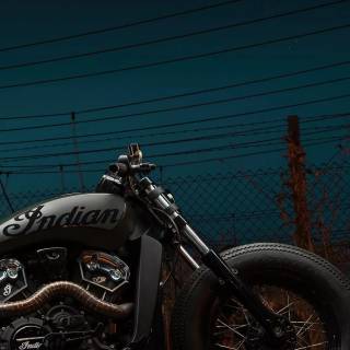 Bobber motorcycle wallpaper