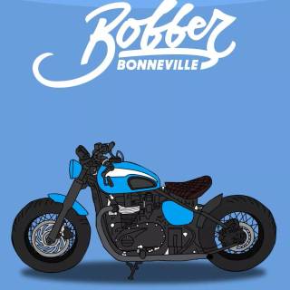 Bobber motorcycle wallpaper