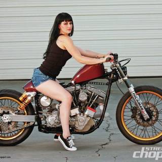 Bobber motorcycle wallpaper