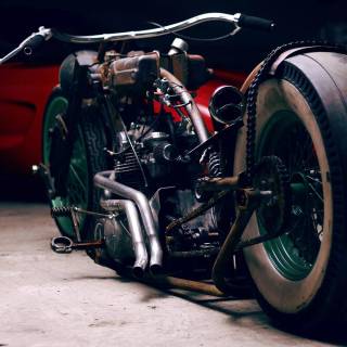 Bobber motorcycle wallpaper