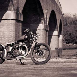 Bobber motorcycle wallpaper